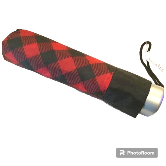 Charming Charlie Buffalo Plaid Umbrella - Picture 1 of 3